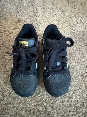 Adidas Superstar Kids Black and White  Sneakers